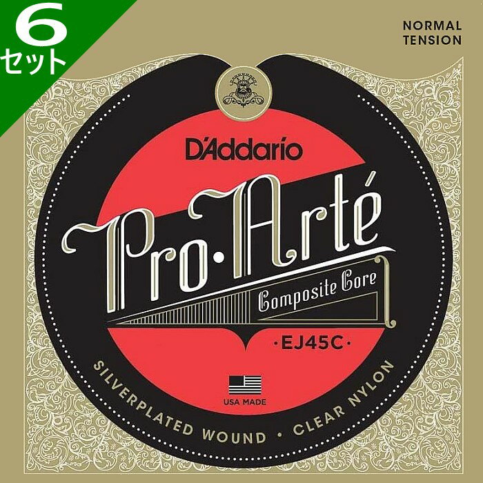 6å D'Addario EJ45C Pro-Arte Composite Normal ꥪ 饷å