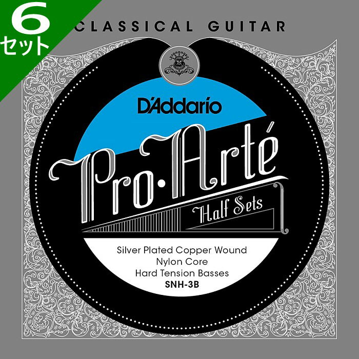 6å D'Addario SNH-3B Nylon Core Silver Plated Copper Hard Basses Half Set ꥪ 饷å 㲻ϡեå