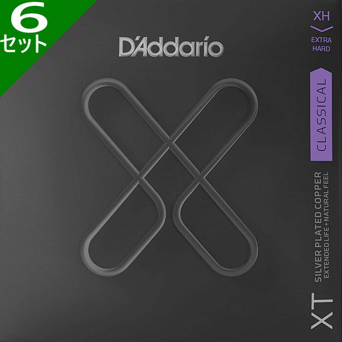 6å D'Addario XTC44 Classical Silver Plated Copper Extra Hard Tension ꥪ ƥ󥰸 饷å