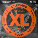 D'Addario ECG26 XL Chromes Flat Wound 013-056 ダダリオ フラットラウンド エレキギター弦