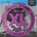 7弦用 D 039 Addario EXL120-7 Nickel Wound 009-054 ダダリオ エレキギター弦