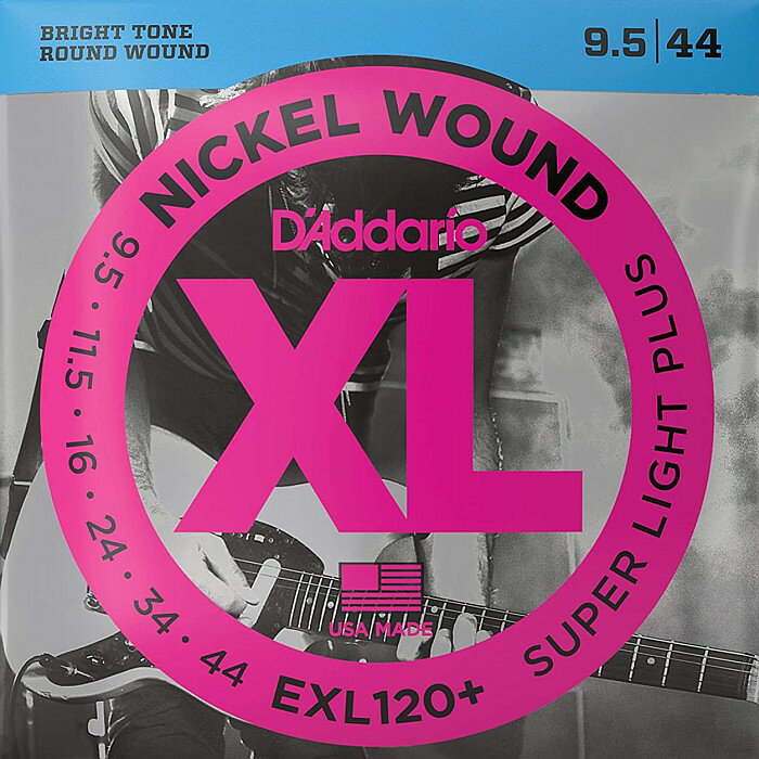 D'Addario EXL120+ Nickel Wound 009.5-044 ダダリオ エレキギター弦