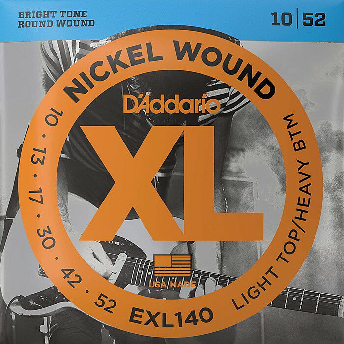 D'Addario EXL140 Nickel Wound 010-052 ダダリオ エレキギター弦