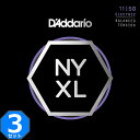 3セット D'Addario NYXL1150BT Blanced Tension 011-050 ダダリオ エレキギター弦