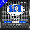 CRT Coated Electricは、SIT独自のCRT(Corrosion Resistant Technology)処理をニッケルの巻弦に施すことによって、ノンコーティング並みの明るくバランスの取れた自然な音色と感触を永くお楽しみいただけます。 SIT弦最大の特徴でもある圧倒的なチューニングの安定性はそのままなので弦交換直後でもチューニングが素早く安定し、快適なプレイをお約束します。プレーン弦には耐腐食メッキを施し、ロングライフを実現。