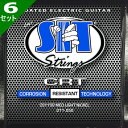 CRT Coated Electricは、SIT独自のCRT(Corrosion Resistant Technology)処理をニッケルの巻弦に施すことによって、ノンコーティング並みの明るくバランスの取れた自然な音色と感触を永くお楽しみいただけます。 SIT弦最大の特徴でもある圧倒的なチューニングの安定性はそのままなので弦交換直後でもチューニングが素早く安定し、快適なプレイをお約束します。プレーン弦には耐腐食メッキを施し、ロングライフを実現。