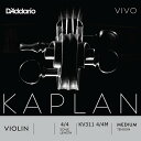 D'Addario Kaplan Vivo Violin String KV311 4/4M ダダリオ バイオリン弦 カプラン4/4スケール ミディアムテンショ...