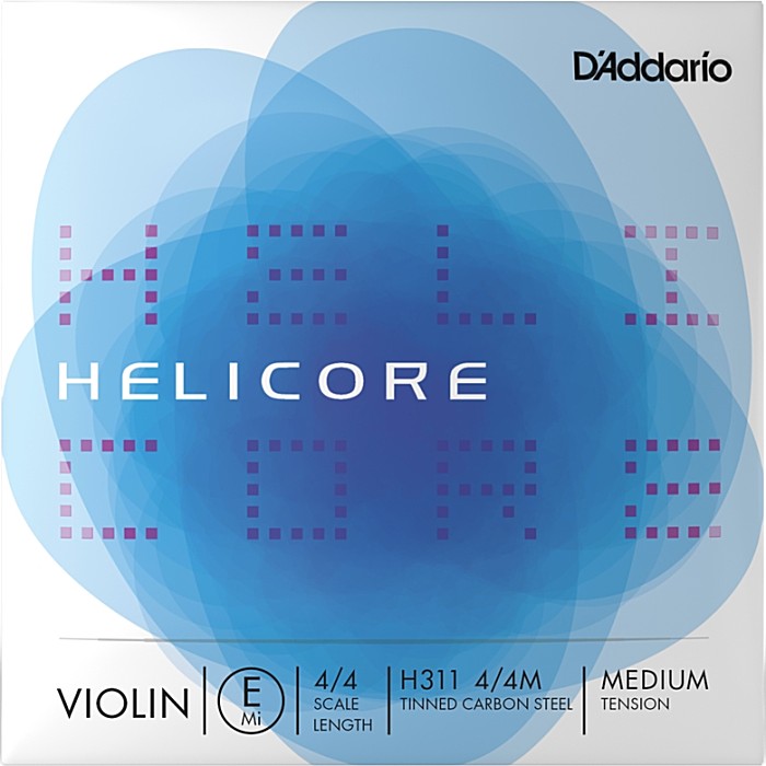 D'Addario Helicore Violin String H311 4/4M ダダリオ バイオリン弦 ヘリコア 4/4スケール ミディアムテンション バラ弦 E線