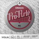 Pro Arte Violin Strings はナイロン芯線の採用により温かみのある音が特徴。弦が馴染むのが早く中級者〜アマチュアプレイヤーにお勧めのバイオリン弦です。