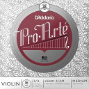 D 039 Addario Pro-Arte Violin String J5601 3/4M ダダリオ バイオリン弦 プロアルテ 3/4スケール ミディアムテンション バラ弦 E線