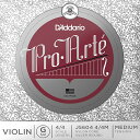 D 039 Addario Pro-Arte Violin String J5604 4/4M ダダリオ バイオリン弦 プロアルテ 4/4スケール ミディアムテンション バラ弦 G線