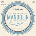 D'Addario EJ62 Light 010-034 80/20 Bronze ダダリオ マンドリン弦