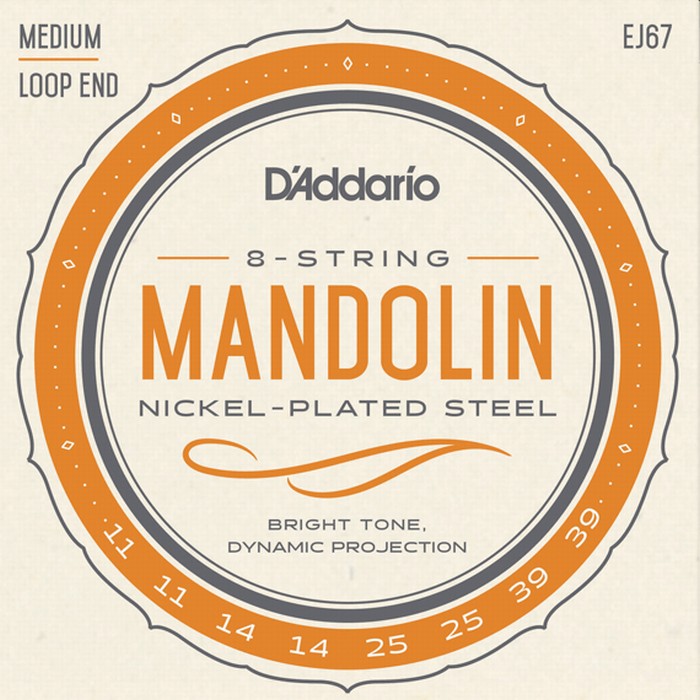 D'Addario EJ67 Medium 011-039 Nickel Steel ꥪ ޥɥ