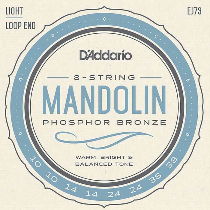 D'Addario EJ73 Light 010-038 Phosphor Bronze ダダリオ マンドリン弦