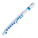 nuvo jFlute 2.0 White/Blue ヌーヴォ プラスチック製フルート
