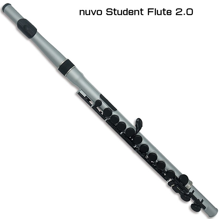 nuvo Student Flute 2.0 Silver/Black ヌーヴォ プラスチック製フルート