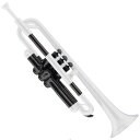 pInstruments PTRUMPET White プラスチック製トランペット