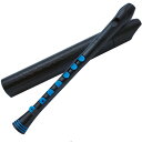 nuvo Recorder+ Black/Blue ヌーヴォ プラスチック製ソプラノリコーダー(ジャーマン式)