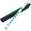 nuvo Recorder+ White/Green ヌーヴォ プラスチック製ソプラノリコーダー(ジャーマン式)