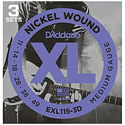 DADDARIO エレキギター弦 EXL1153D EXL1153D