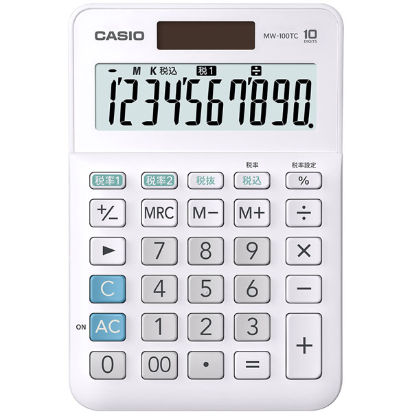 CASIO(カシオ) W税計算対応電卓 MW-...の紹介画像2