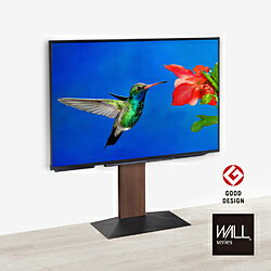 ナカムラ 〜79V型対応 WALL ウォール 壁寄せテレビスタンドV3 ロータイプ ウォールナット M05000130 M05000130