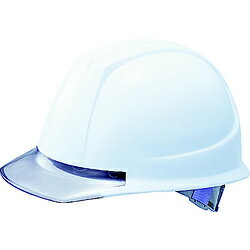トラスコ中山 ヘルメット バイザー ホワイト/透明グレー DPM141JWGY DPM141JWGY