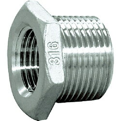 ■ステンレス配管に対応しています。■建築、プラント、原子炉、自動車、航空機などに広く使用され、配管の主役とも呼べる商品です。■従来のねじ込み継手を更にグレードアップし、より使い易い継手として開発された商品です。【用途】・蒸気・空気・ガス・油用。【仕様】・呼び径A： 20×15・呼び径B： 3/4×1/2・D（mm）： 24・H（mm）： 32・L（mm）： 24・適用規格： JIS B2301、JIS B2302、JIS B2308、JIS B 0203準拠・最高使用圧力： 1.0MPa（300℃以下の蒸気・空気・ガス・油）、2.0MPa（120℃以下の静流水）ステンレス配管に対応しています。