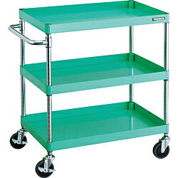 トラスコ中山 フェニックスワゴン　750×500×H880　3段　YG色　PEW973YG PEW973YG