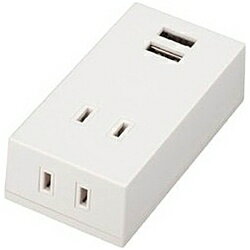 ヤザワ USB充電ポート付キOAタップ 2AC+2USB2.1A(ホワイト) Y02FS400WH2U Y02FS400WH2U [振込不可]