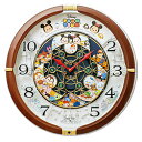 SEIKO からくり掛け時計「Disney Time(ディズニータイム)」 FW588B 茶メタリック FW588B