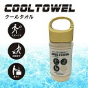 UMO KOBO×nishikawa 生毛工房×西川 クールタオル オリジナルボトルケース入(31×120cm/ベージュ) TT90009628_BE [振込不...