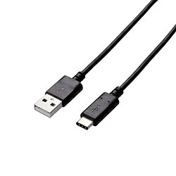 ELECOM(���쥳��) 0.5m��USB-C �� USB-A��2.0�����֥� ���š�ž�����֥�å���U2C-AC05NBK U2CAC05NBK