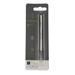 瞬時に交換できるパーカー 5thリフィールは、細字または中字サイズでご用意しています。気圧、影響、温度による漏れをなくすよう考案されています。※パッケージデザイン等は予告なく変更する場合がございます。PARKERインジェニュイティ(5th)...