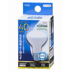 オーム電機 LED電球 （ミニレフ形・全光束379lm／昼光色相当・口金E17）　LDR3DWE17 A9 LDR3DWE17A9