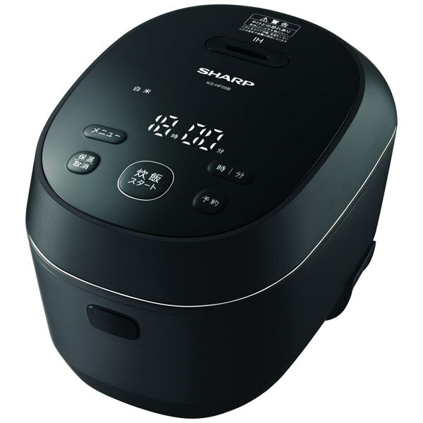 SHARP(シャープ) 炊飯器 PLAINLY ブラック系 KS-HF05B-B ［3合 /IH］ KSHF05B