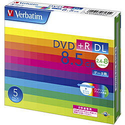 VERBATIMJAPAN Verbatim DTR85HP5V1 （DVD+R DL/8.5GB/DATA/8倍速/5枚/プリンタブル） DTR85HP5V1