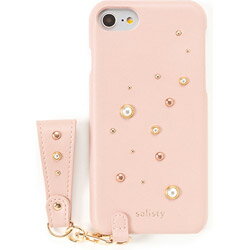 【在庫限り】 HAMEE [iPhone 8/7/6s/6専用]salisty(サリスティ)P パールスタッズ ハードケース(ダスティピンク)P-HC005C 276-898901 IP876SLTP_HC005CDPK [振込不可]