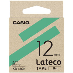 CASIO(カシオ) ラベルライターテープ XB12GN 緑 XB12GN 【864】 CASIO(カシオ) ラベルライターテープ XB12GN 緑 XB12GN 【864】