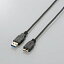 ELECOM(쥳) USB3-AMBX10BK˺USB3.0֥ [USB3.0(Standard-A) - USB3.0(Standard-microB)] (1.0m/֥å) USB3AMBX10BK [EU RoHS]