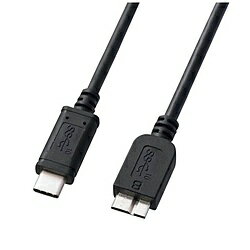 SANWA SUPPLY(サンワサプライ) 1.0m［USB-C ⇔ USB microB］3.1 Gen2ケーブル 転送　ブラック　KU31-CMCB10 KU31CMCB10