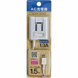  ޡȥե[micro USB] ACŴ (1.5mۥ磻) BKS-ACSP13WN BKSACSP13WN 864 [Բ]