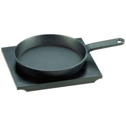 遠藤商事 SAアルミステーキ皿 柄付 ＜PSL06＞ PSL06