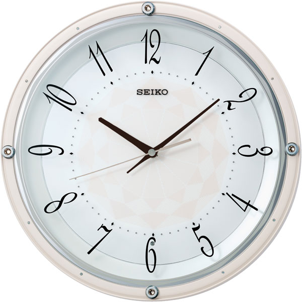SEIKO 電波掛け時計 「スタンダード」 KX257P 薄ピンク KX257P [2]