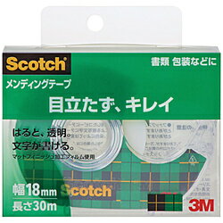 3Mジャパン 3M　メンディングテープディスペンサー付　18mmX30m　巻芯径25mm 810-1-18D 810118D
