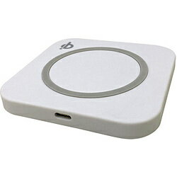 ウイルコム ワイヤレス充電器 Type-Cケーブル一体型ACアダプタ付属 ホワイト WC003WH WC003WH