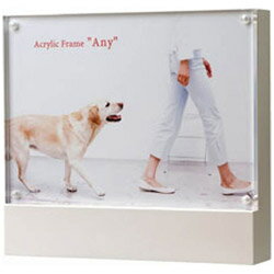 万丈 額縁 「アクリルフレーム」 エニー （ポストサイズ/ホワイト） AE-PC-PW AEPCPW