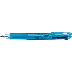 ゼブラ 4C 多色ボールペン クリップ-オンG ライトブルー B4A3-LB ［0.7mm］ B4A3LB