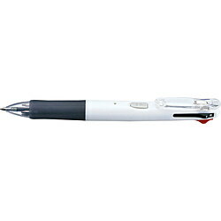 ゼブラ 4C 多色ボールペン クリップ-オンG 白 B4A3-W ［0.7mm］ B4A3W