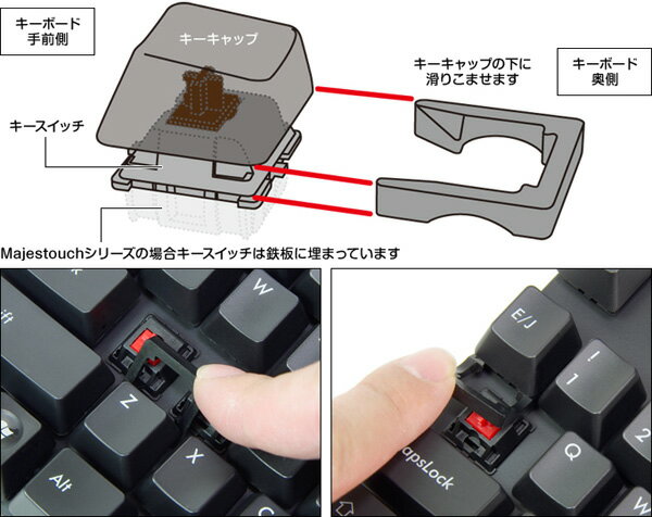 ������ƥå� FKL01��CHERRY MX�����å����ѡ��������å��ʥ֥�å��� FKL01